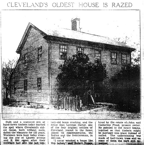 Cleveland's Oldest House is Razed