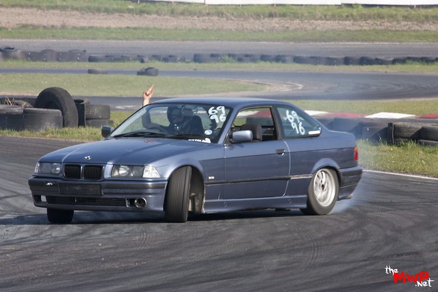 Matt Stevenson Drifting his BMW E36