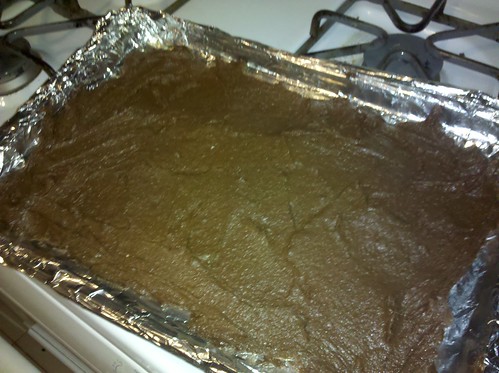 brownies to be cooked