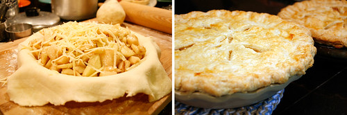 Apple Gruyere Pie