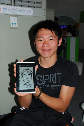 digital caricature live sketching on HTC Flyer for HTC Weekend - Day 2 - 43