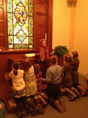 communion in the chapel