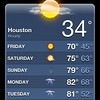 Houstons weather is confused.