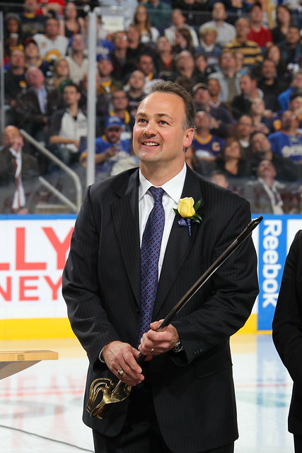 Sabres Hall of Fame Ceremony - Dale Hawerchuk