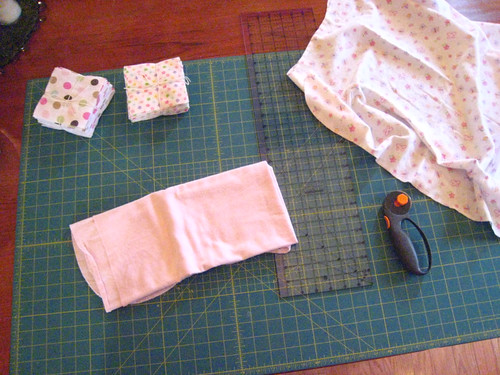 Cutting up Baby Blankets