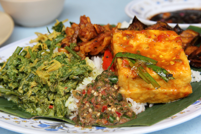 Delicious Plate of Nasi Campur