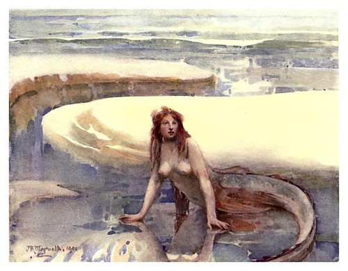 003-El arco iris en la curva de la arena- J.R. Weguenlin-The old Water-Colour Society-1905-Charles Holme