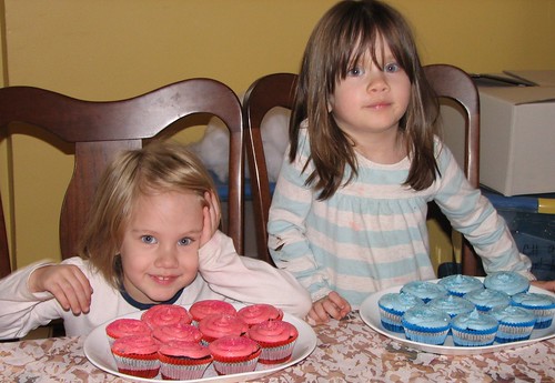 Sissy made cupcakes for us!