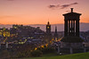 A classic Edinburgh sunset