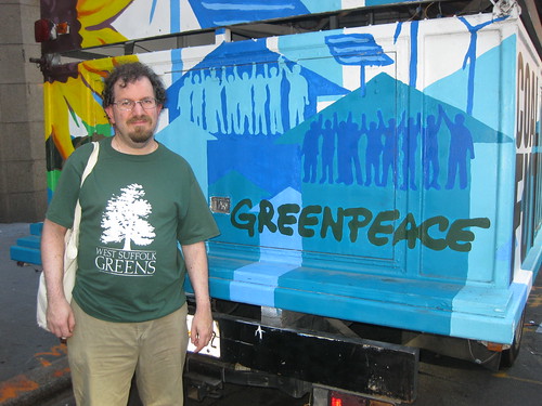 frmr Green Party NYS co-chair Ian Wilder at OWS