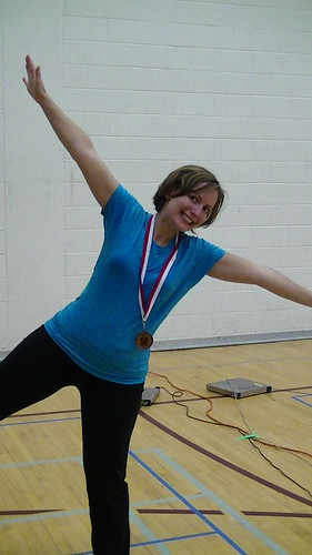 jackie gets a medal at york! by westdale fencing club