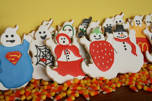2010 Halloween Ghost Cookies.