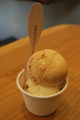 Pumpkin and Malted Vanilla Ice Cream from Bi-Rite