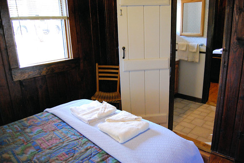 Staunton River State Park cabin 6 has two queen bedrooms
