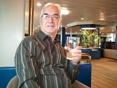 Hoegaarden on the ferry