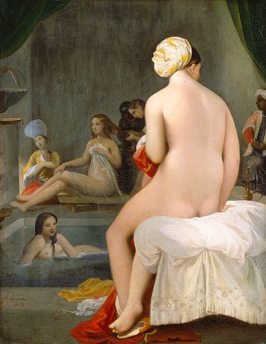 Ingres - La petite baigneuse - Intérieur de harem (1838) by petrus.agricola