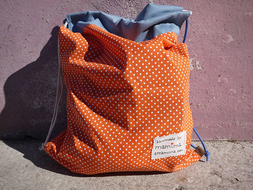 Eco-friendly drawstring bag to Margarida by mamima project