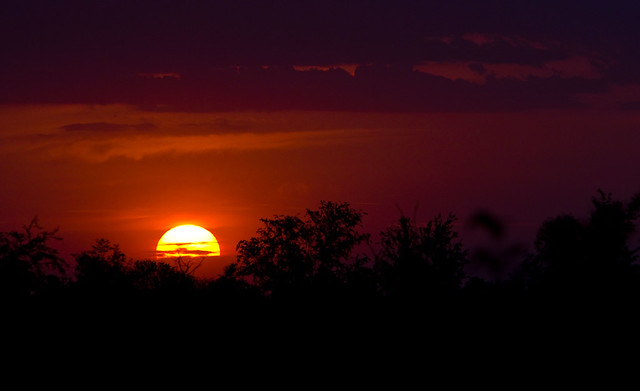 West Australia sunset .