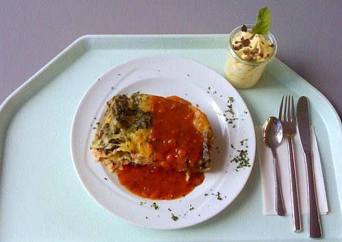 Lachs-Spinat-Lasagne