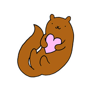 Squirrel Heart Icon Design for Pixelgirl