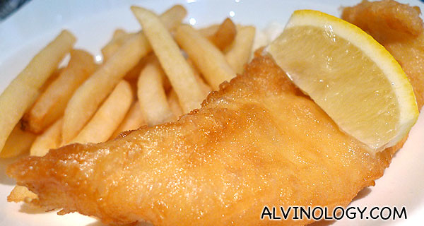 Signature Fish & Chip (this is just half a portion)