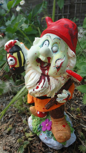 Zombie Gnome by wickeddollz