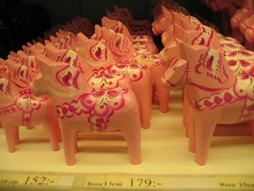 New Pink dala Horses