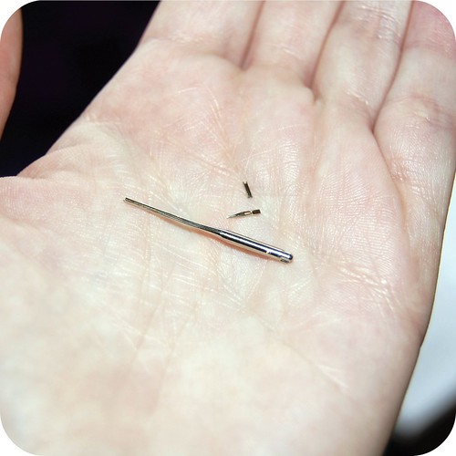 First broken needle ever