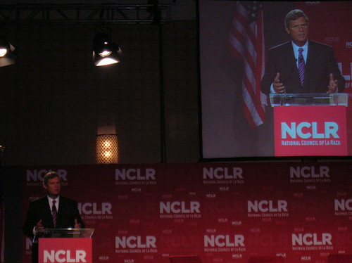 Secretary Vilsack speaks at a town hall session at the National Council of La Raza annual conference in Washington DC on July 24.