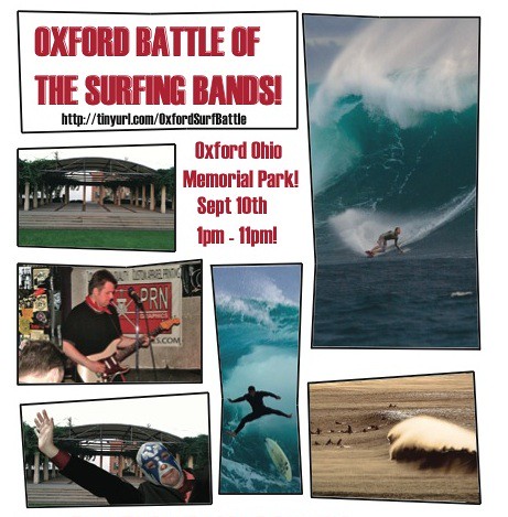 2011 Oxford Battle of the Surfing bands top