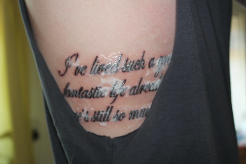 tattoo on ribs quote Tattoos Gallery