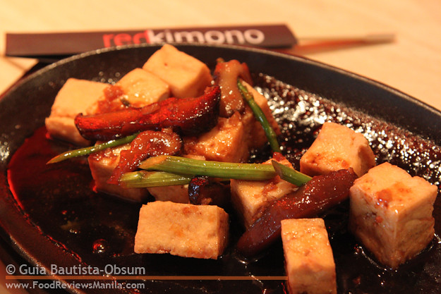 Red Kimono Sizzling Tofu Steak