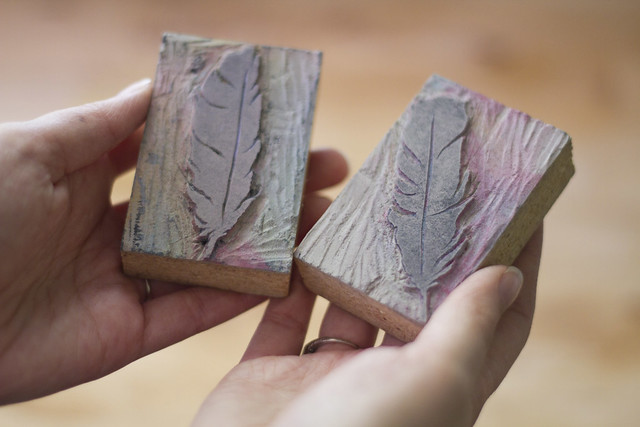 feather stamps