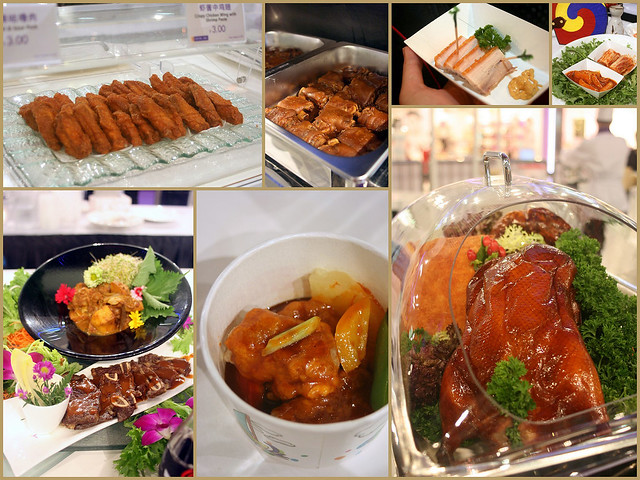 Sample signature dishes from different Crystal Jade outlets