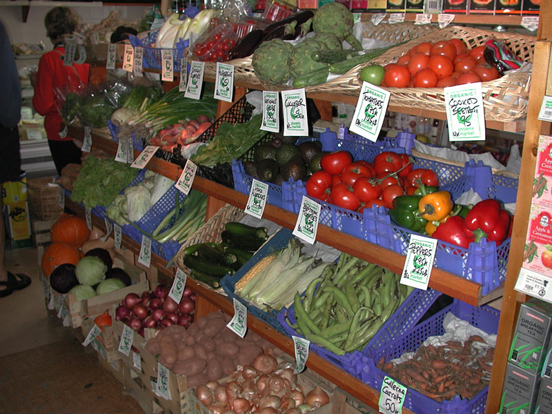 鳳凰商店的有機蔬果遠近馳名；圖片來源：findhornbay
