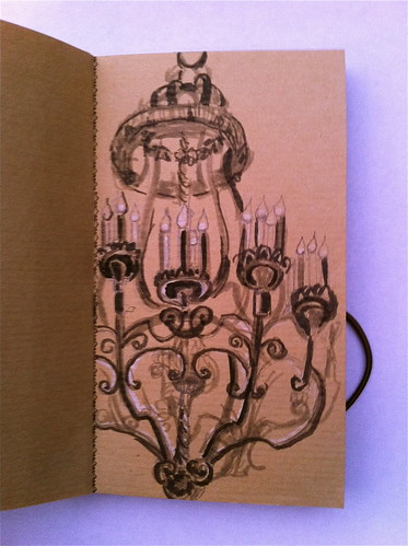 peabody chandelier sketch