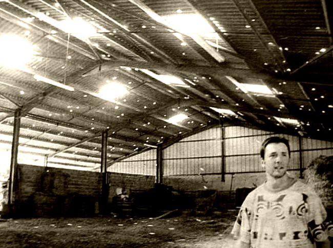 toiture abîmée par la grêle en juillet 2003 météopassion