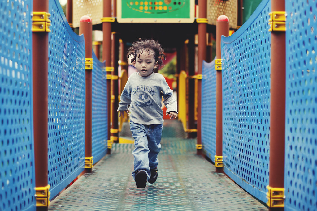 Children Photography | Having Fun at The Playground | Lake Garden
