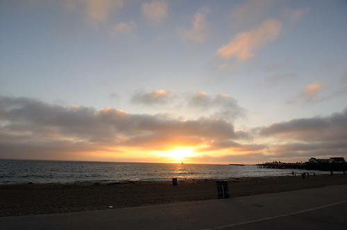 Sunset in Torrance Beach