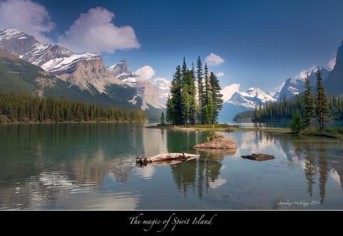 Spirit Island Legend-My other love affair-Jasper National Park by Joalhi "Around the World"