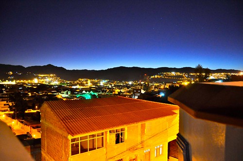 night view Sucre