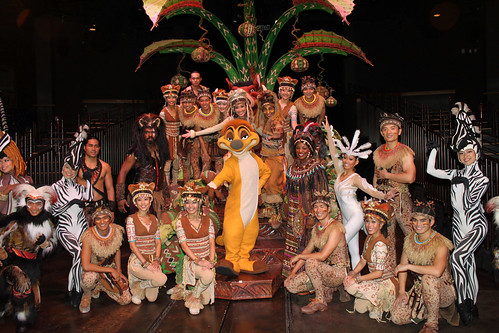 Meeting the cast of Festival of the Lion King