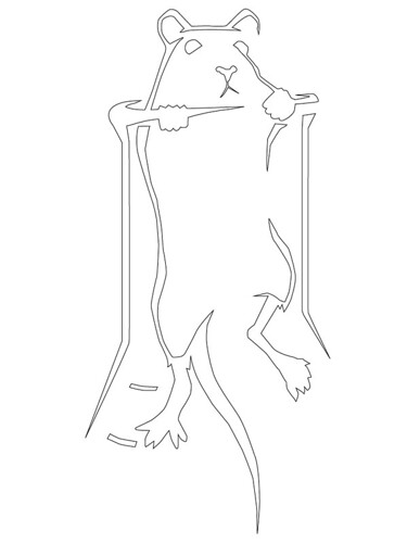 Labrat Beaker Trace in Ilustrator