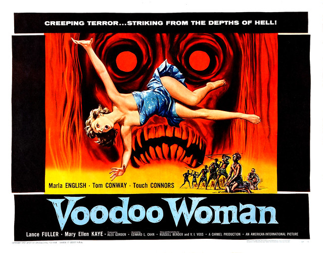 Albert Kallis - Voodoo Woman (American International, 1957) Half Sheet