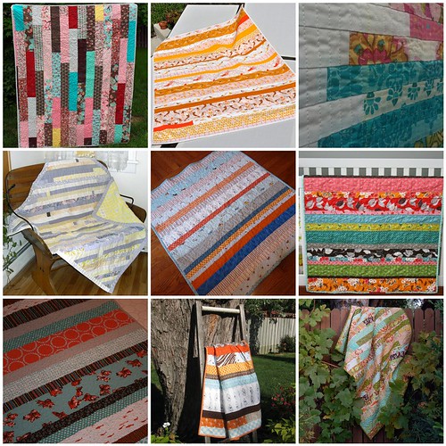 Strip Quilts that Caught my Eye