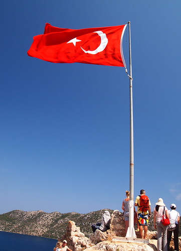 飄揚的土耳其國旗
