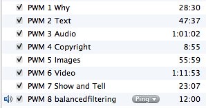 Converted Text Files iniTunes