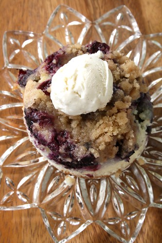 Favourite Recipes from Old New Brunswick Kitchens' Blueberry Buckle