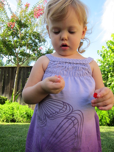 Lil in her new sundress