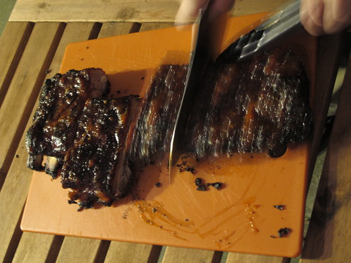 Cutting the ribs up